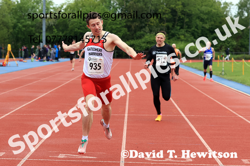 400 metres, 2026 North Eastern Track and Field Champs, Shildon, County Durham. Photo: David T. Hewitson/Sports for All Pics